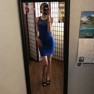 A Forever 21 royal blue dress